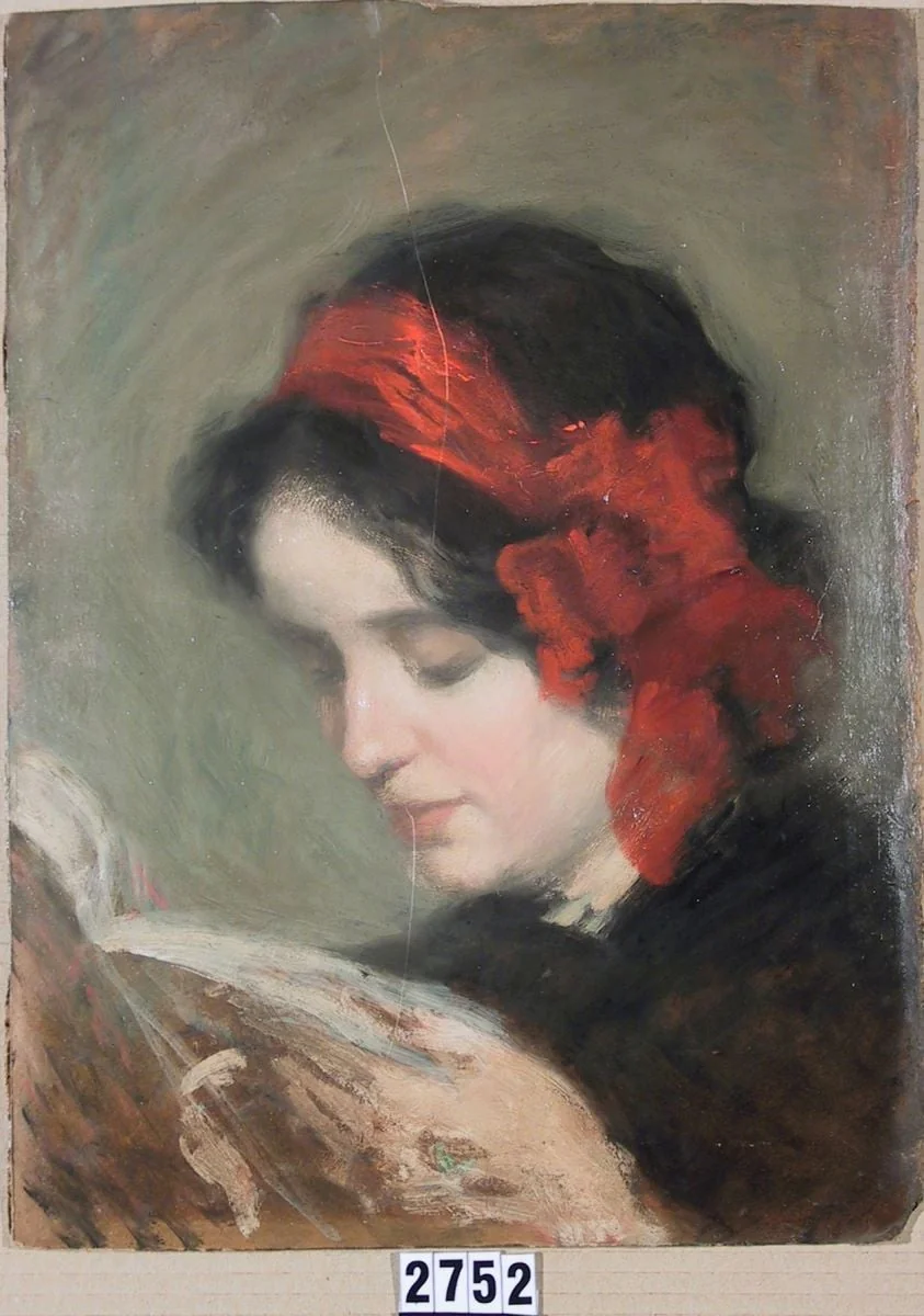 Portretul Elizei Manoliu, detail