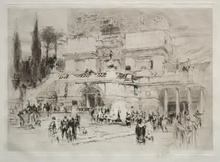 The Villa Quintillii, by William Walcot, 1921