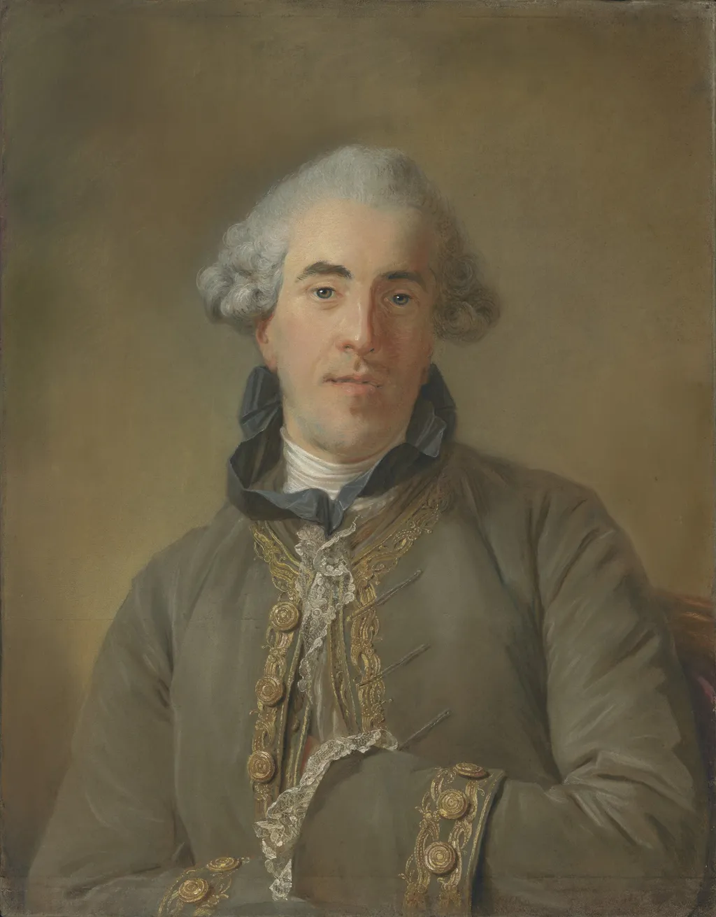 Portrait of Théophile Van Robais, by Jean-Baptiste Perronneau, unspecified, 1770