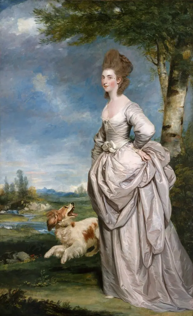 Mrs. Elisha Mathew, by Joshua Reynolds, oil, 1789