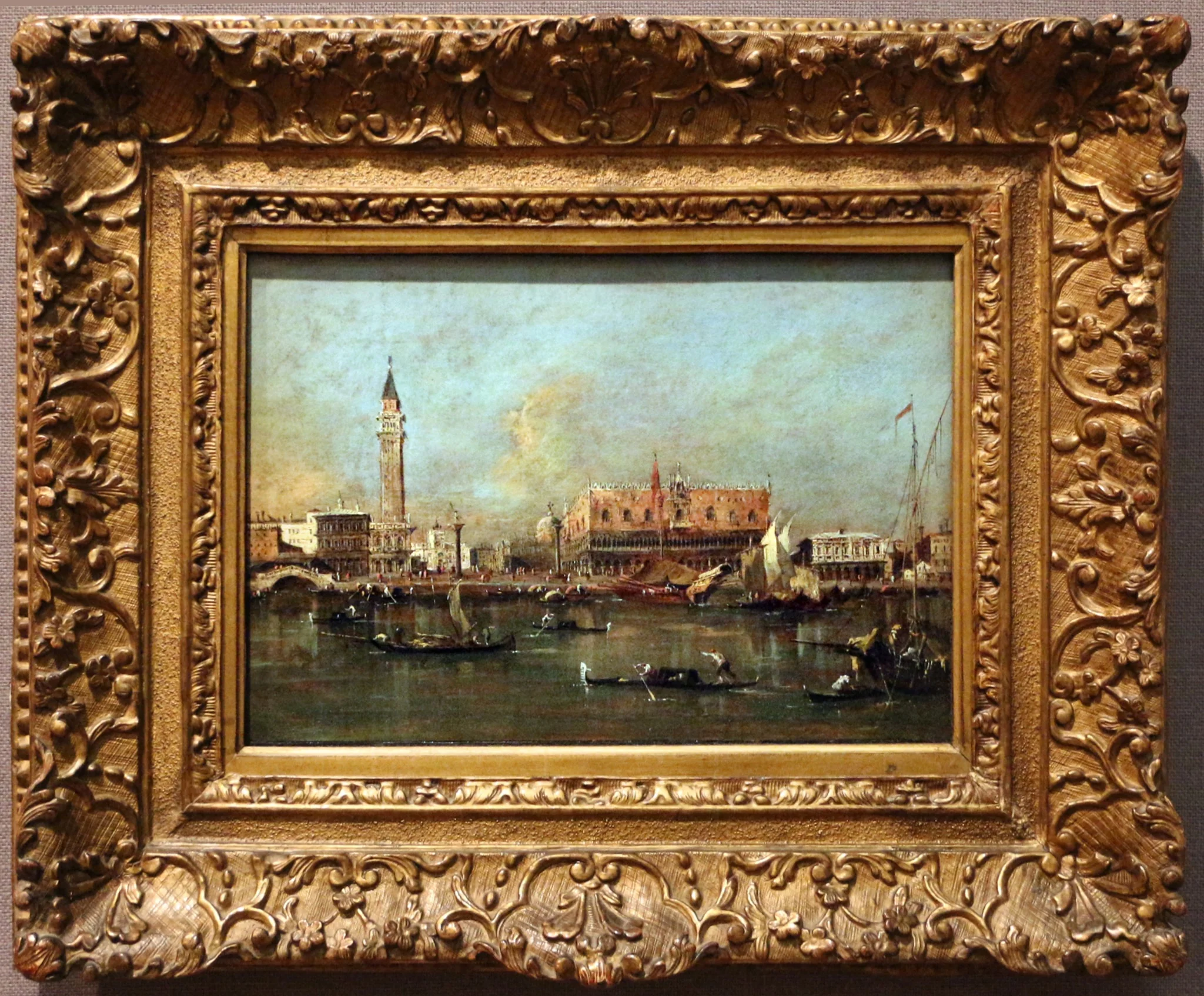 Vista do cais com o Palácio Ducal, detail