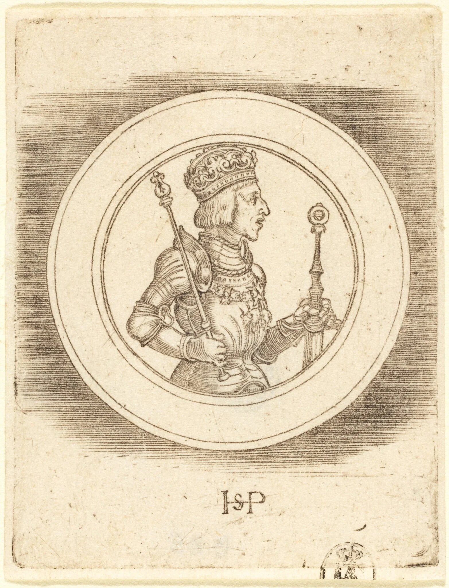 Medal of King Ferdinand of Hungary and Bohemia, detail