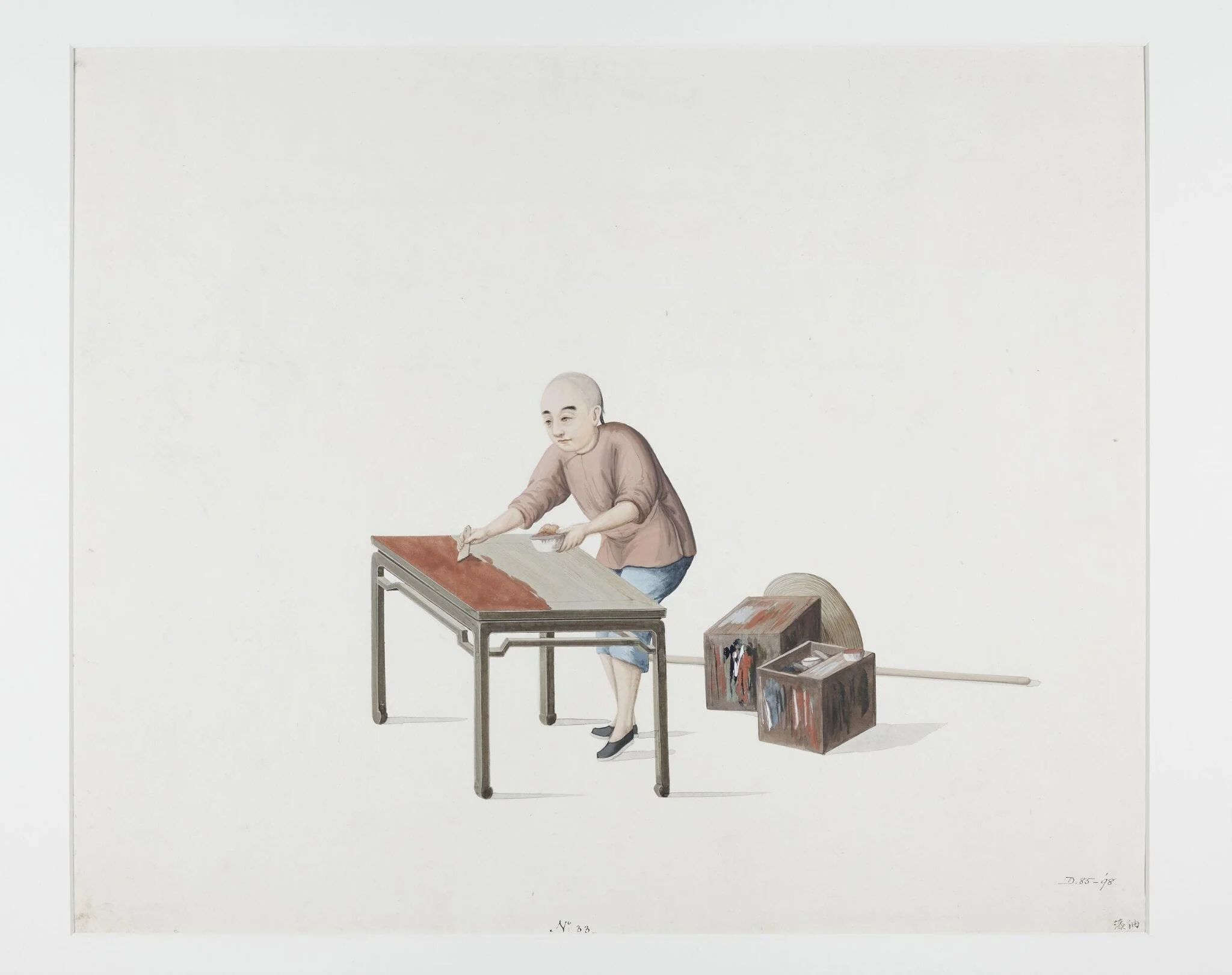 Applying Paint, detail