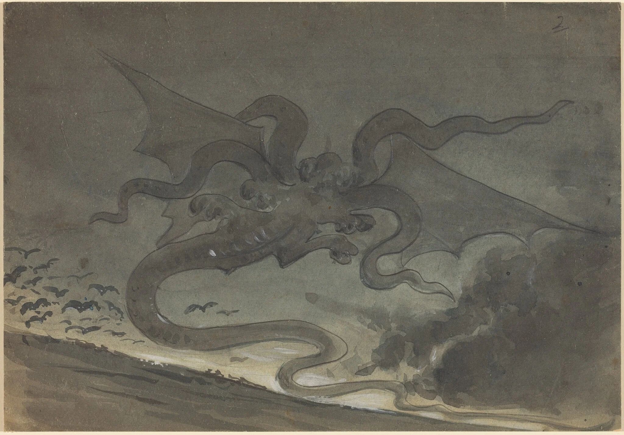 Flying Monster, detail