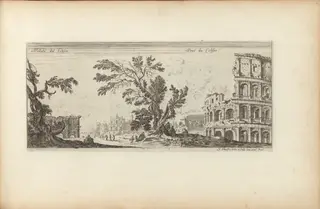 Veduta dei Coliseo, by Israël Silvestre, ink, 1650