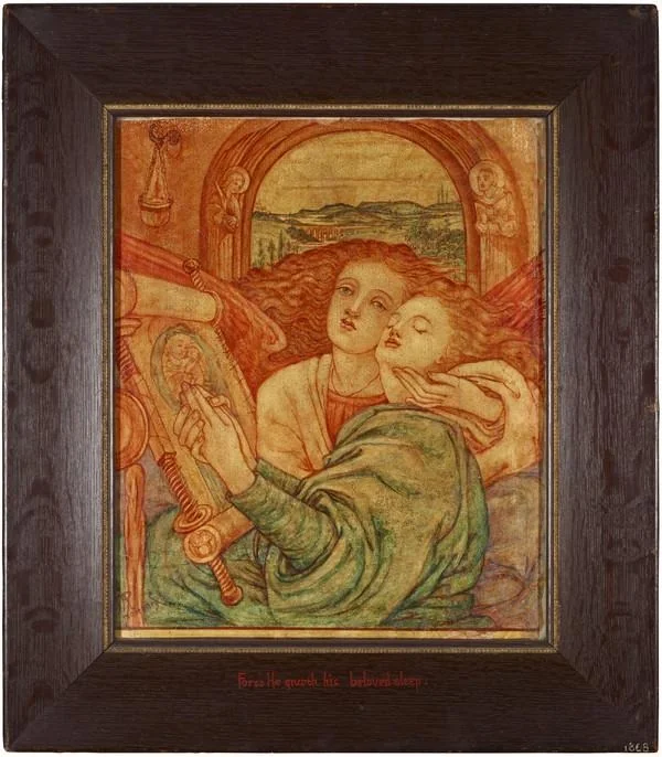 'For So He Giveth His Beloved Sleep'. Fragment of a Mural from the Mortuary Chapel, the Royal Hospital for Sick Children, Edinburgh, detail
