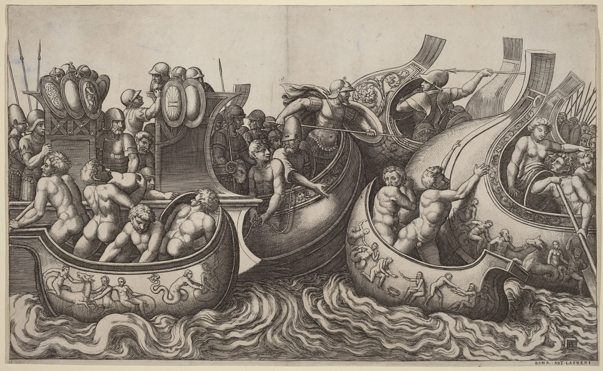 Naval Battle, detail