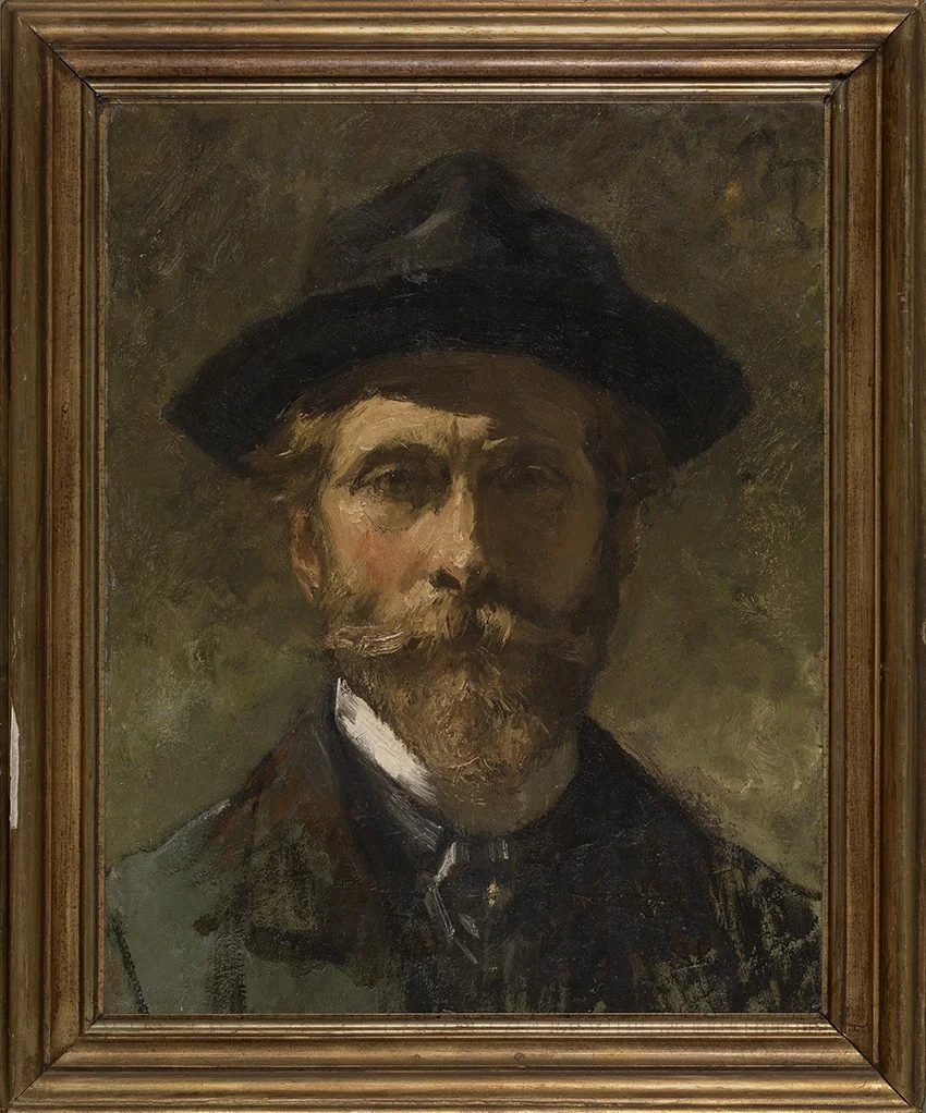 Zelfportret, detail