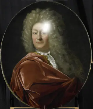 Portrait of Adriaen Paets, Director of the Rotterdam Chamber of the Dutch East India Company, elected 1703, by Pieter van der Werff, oil, 1712