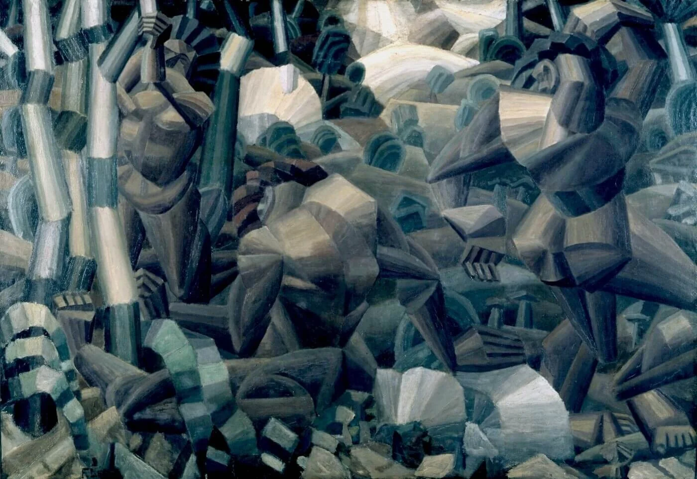 Nudes in the forest, detail