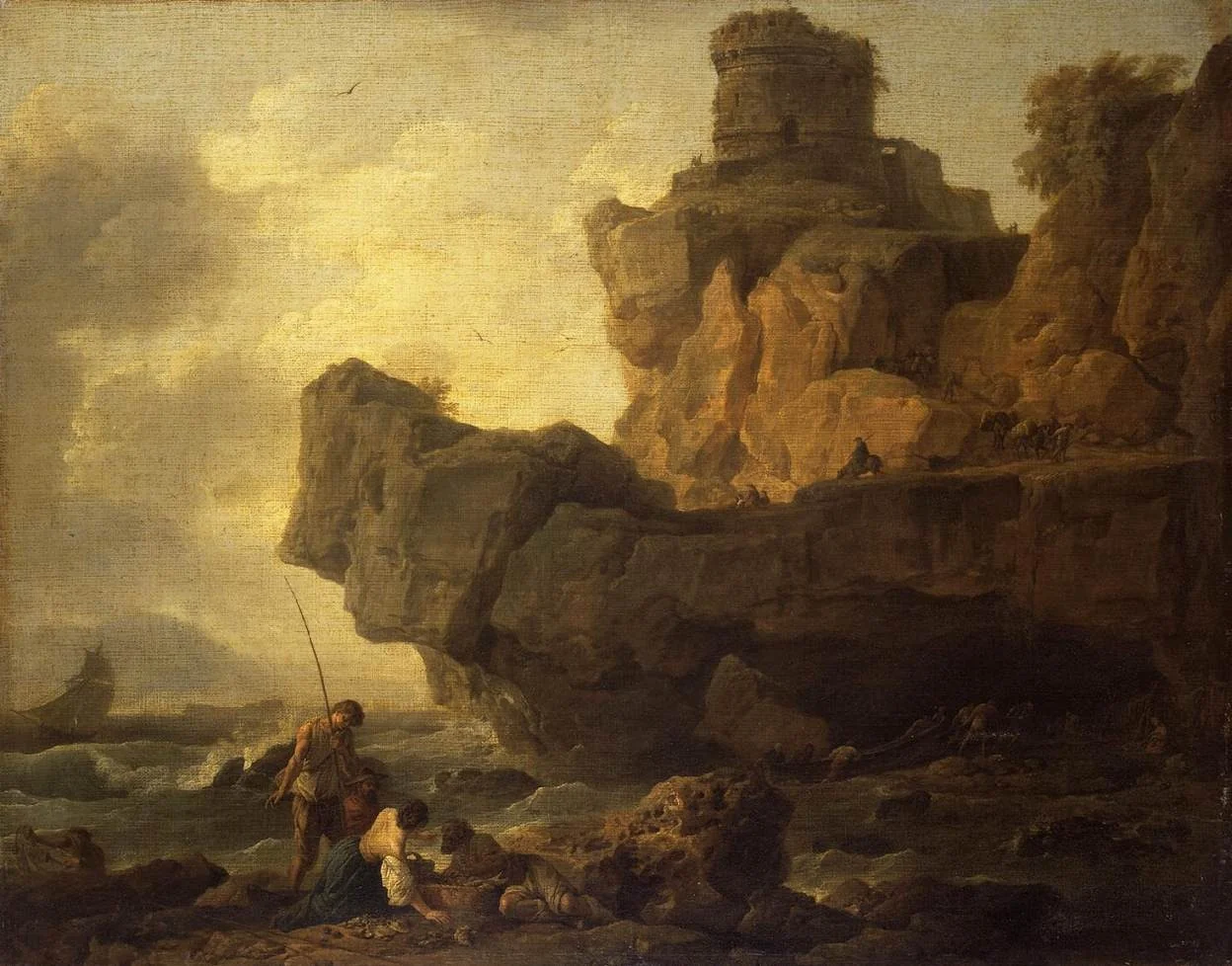Rocks on a Seashore, detail