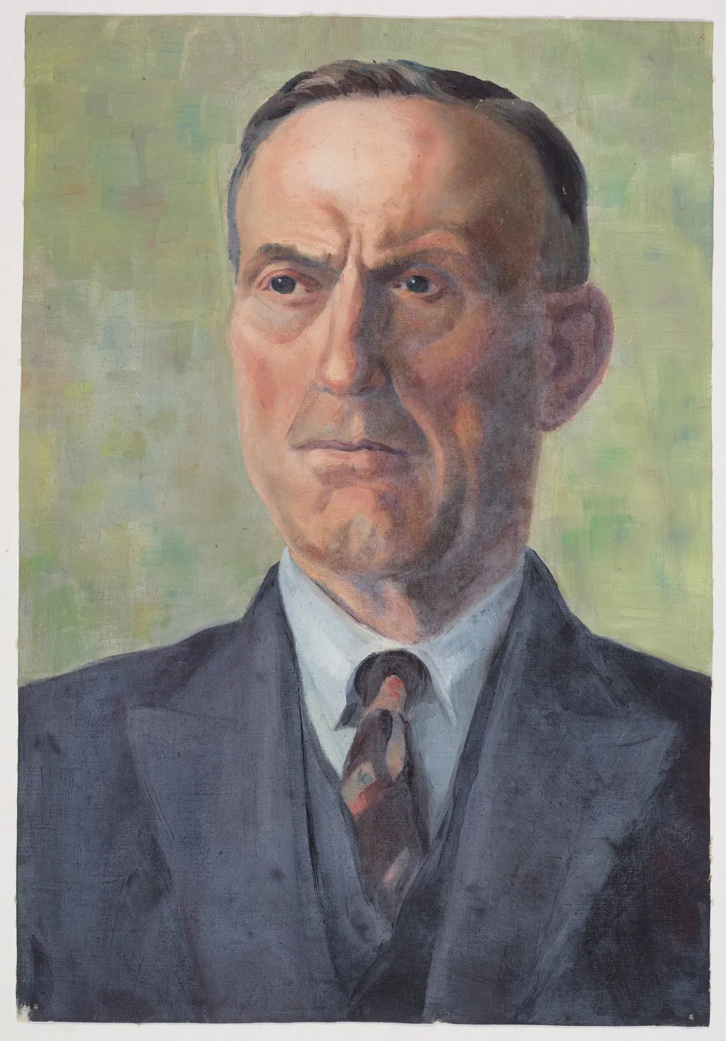 Untitled. [Portrait of a man], by Elizabeth Berry, oil, 1932