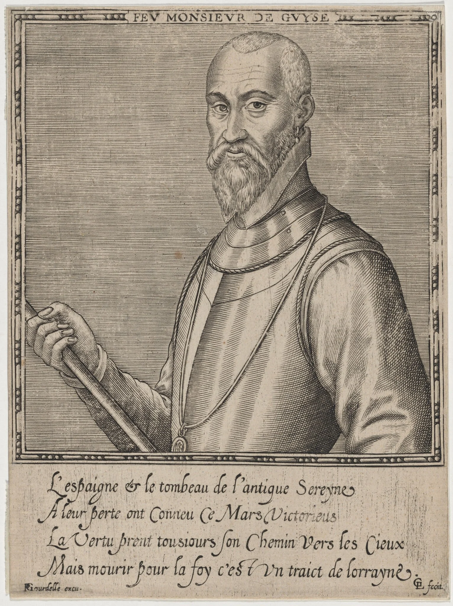 Francis de Lorraine, Second Duc de Guise, detail