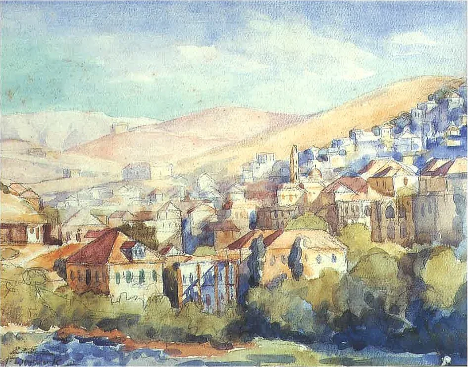 A View from Zahlé, detail