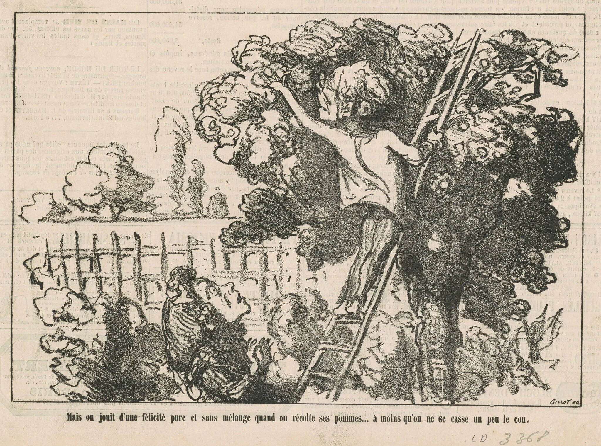 Mais on jouit d'une félicité pure, detail