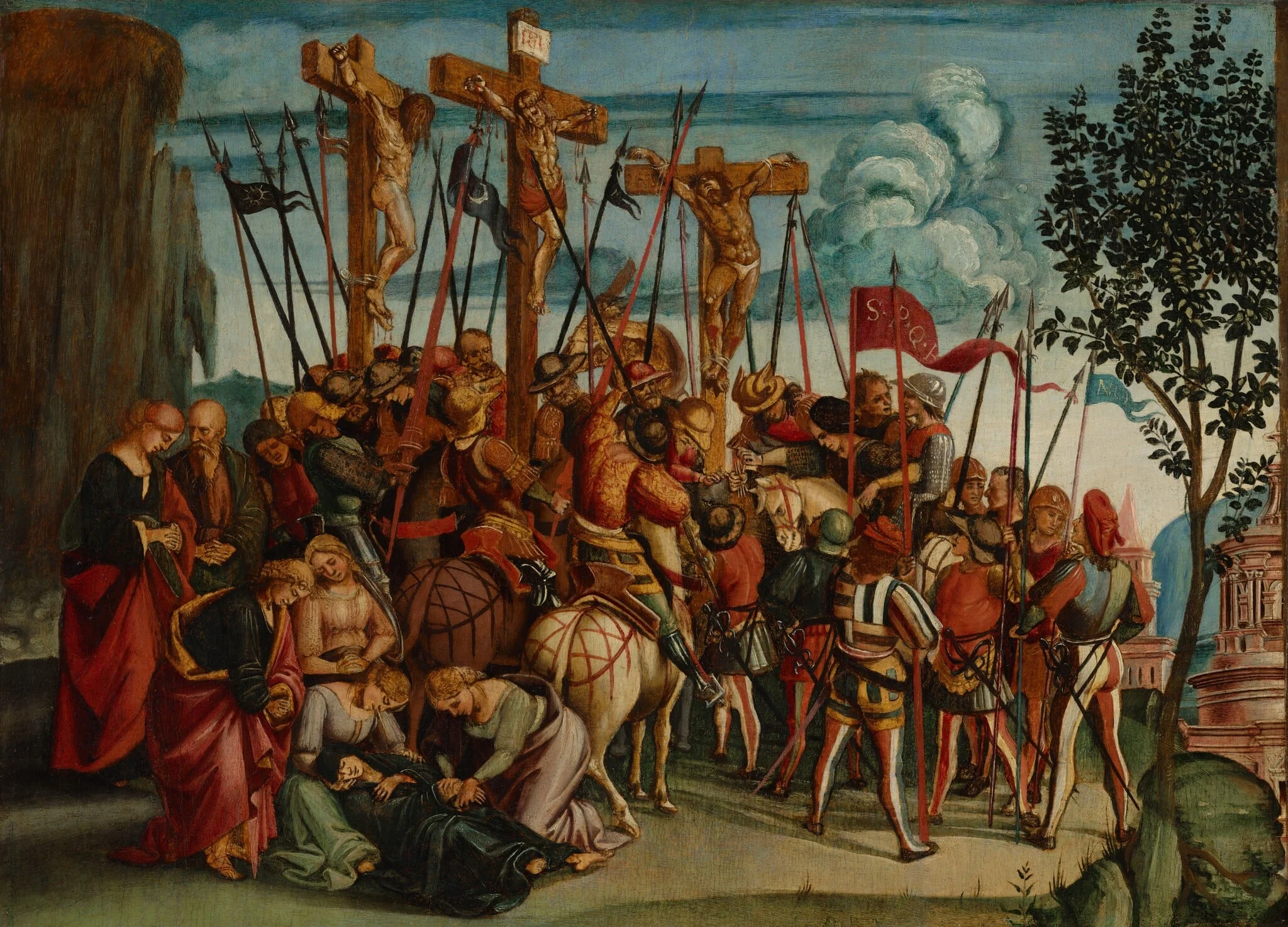 The Crucifixion, detail