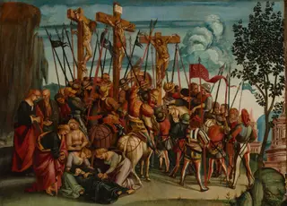 The Crucifixion, by Luca Signorelli, oil, 1504