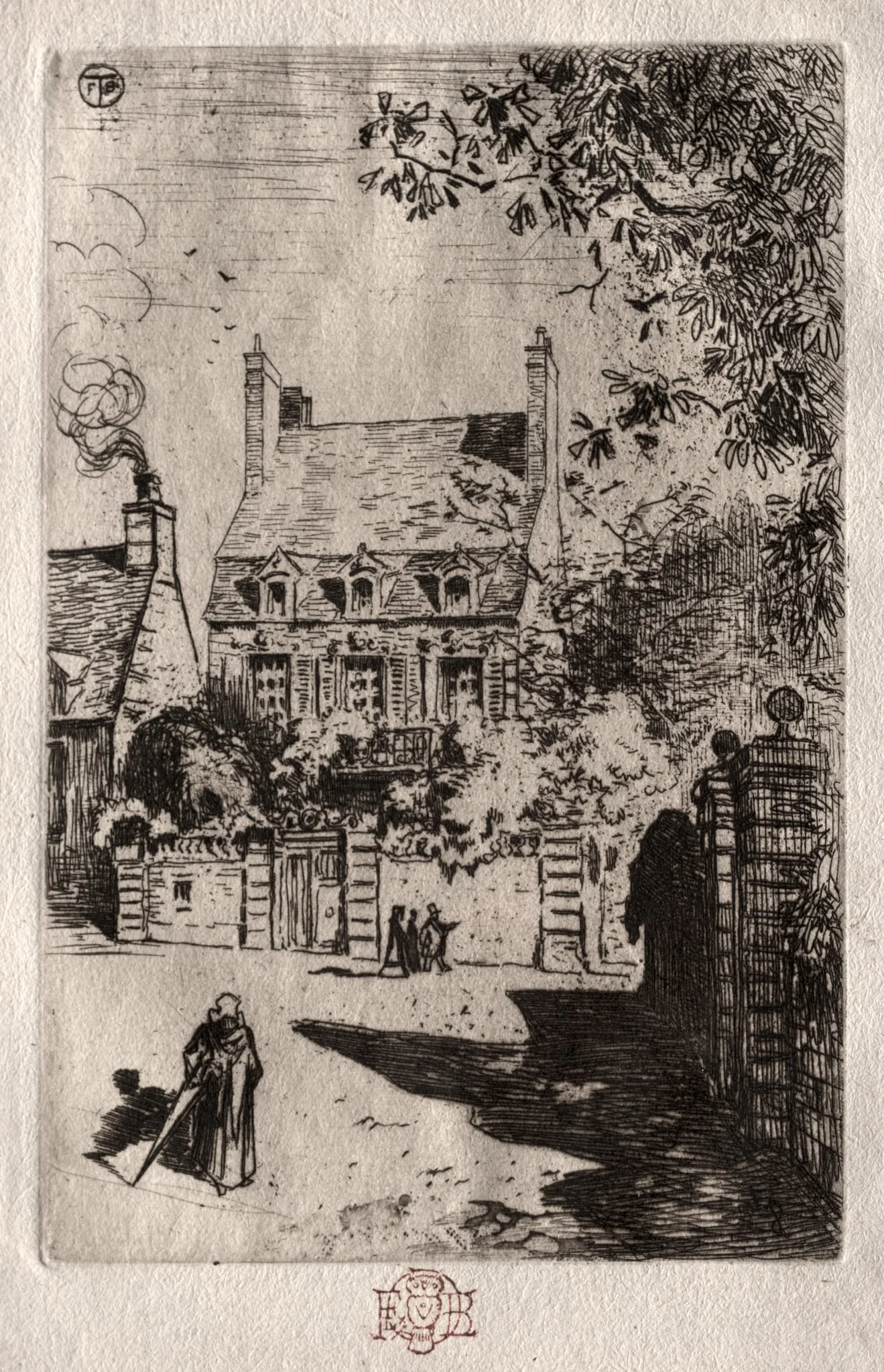 In Province: The House at Orléans, detail