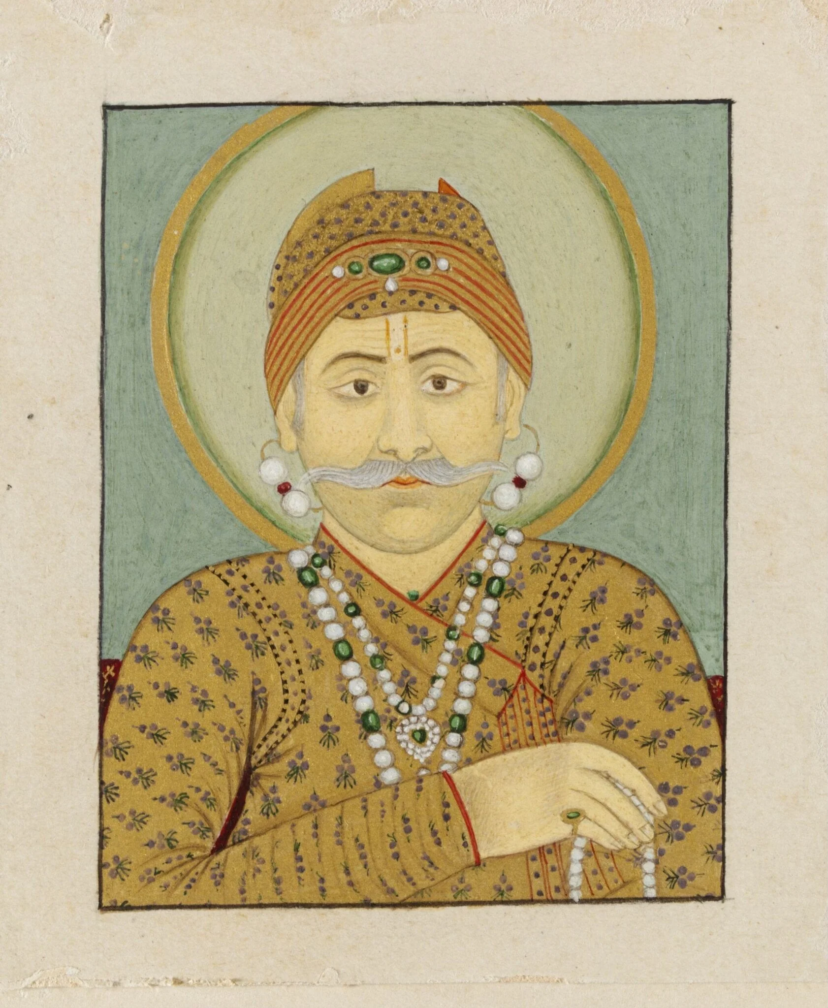 Emperor Akbar, detail