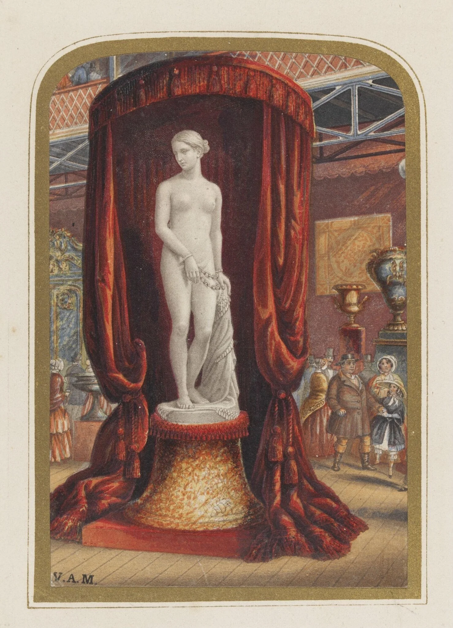 The Greek Slave, detail