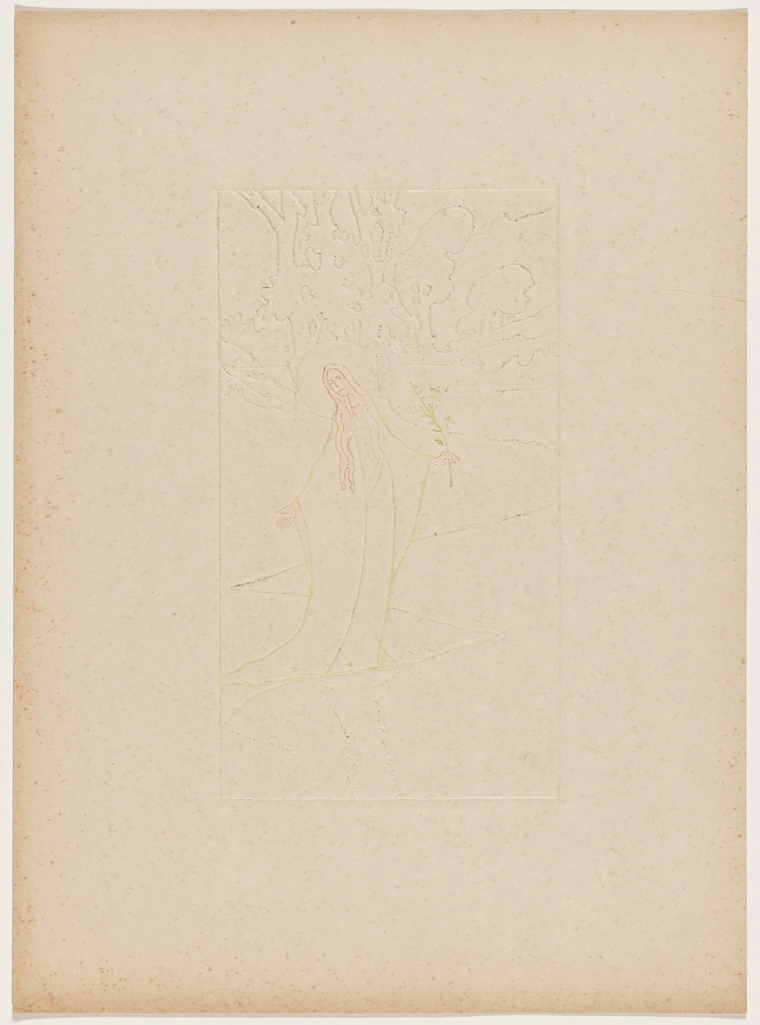 Léger relief pour une reliure (Light Relief for a Binding), detail