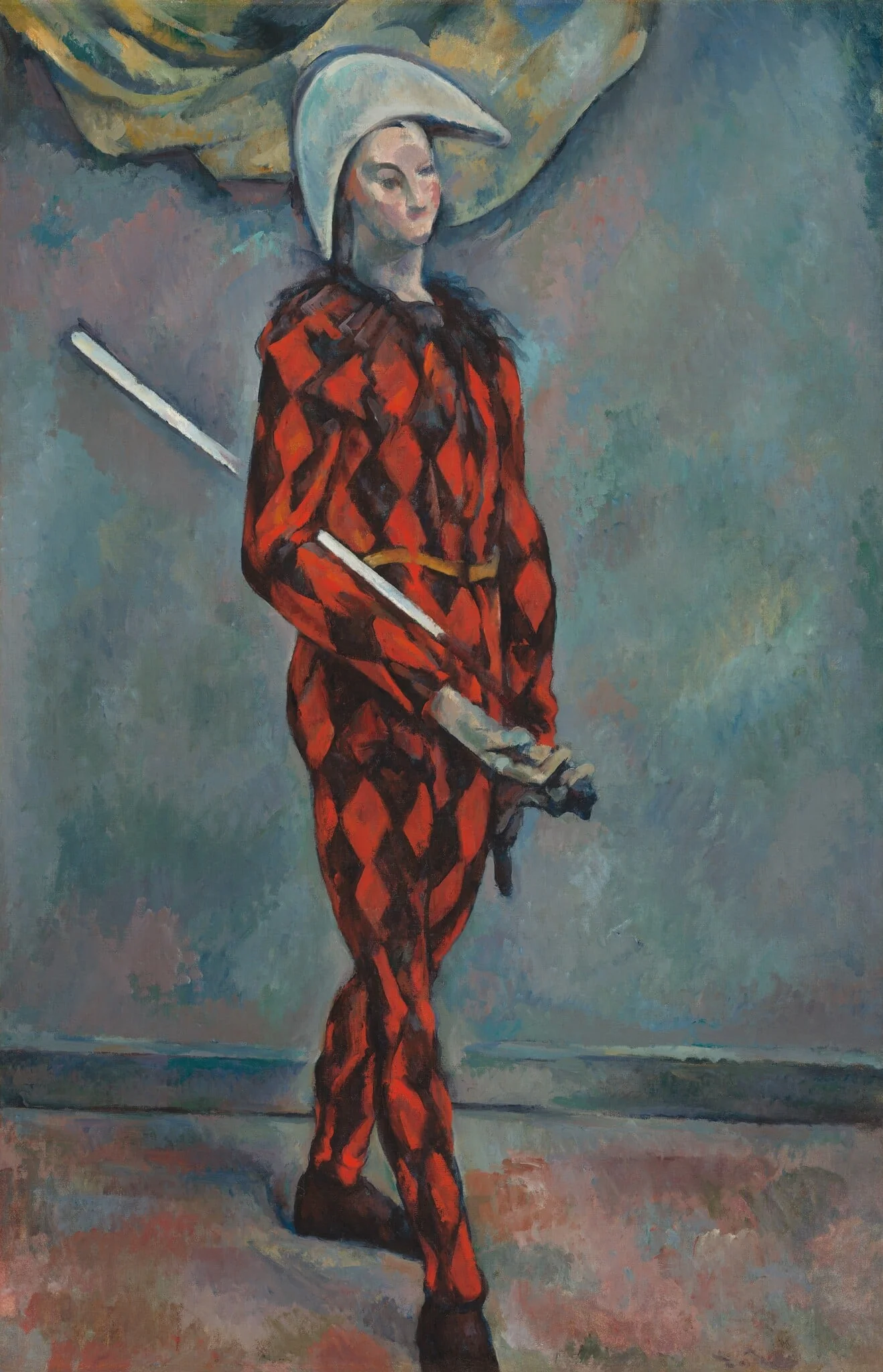 Harlequin, detail