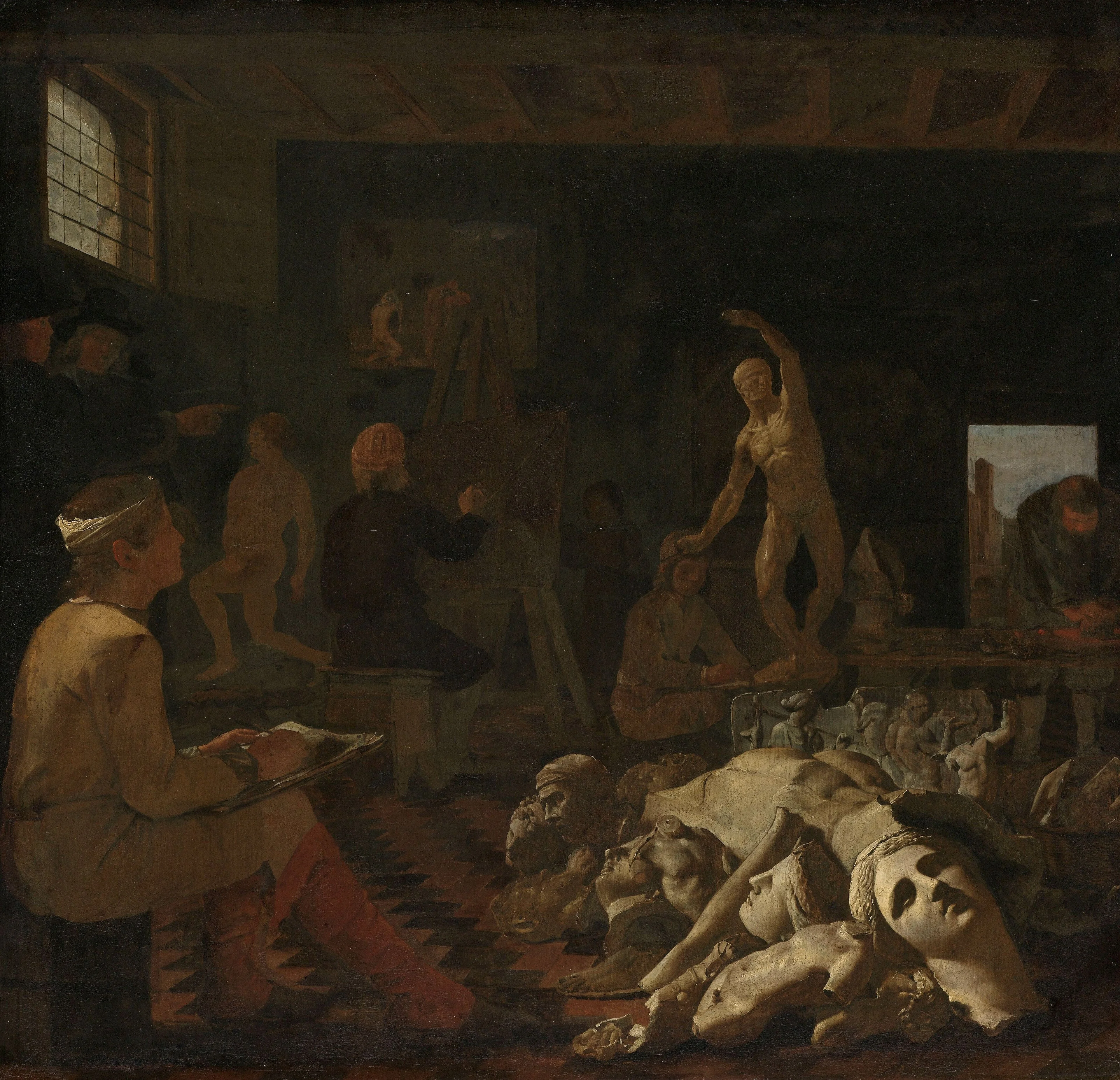 A Painter’s Studio, detail