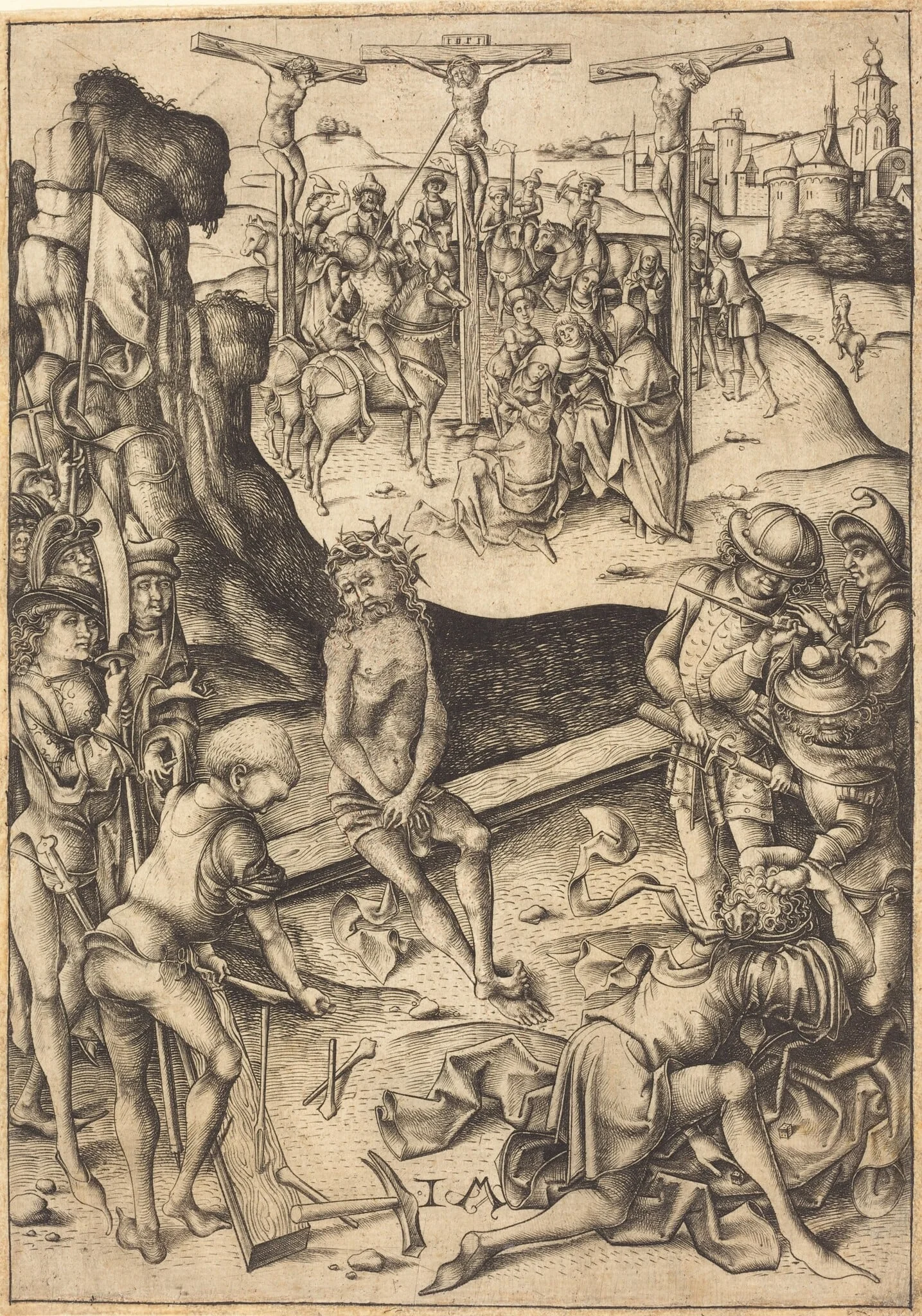 The Crucifixion, detail