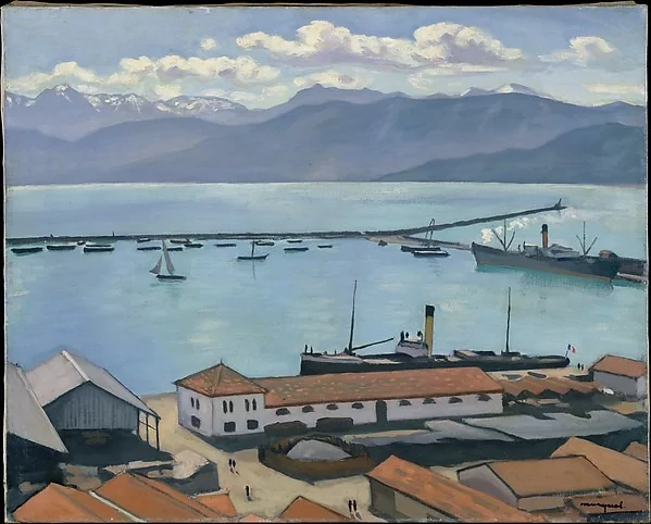 The Port de Bougie, Algiers, in Sunlight, detail
