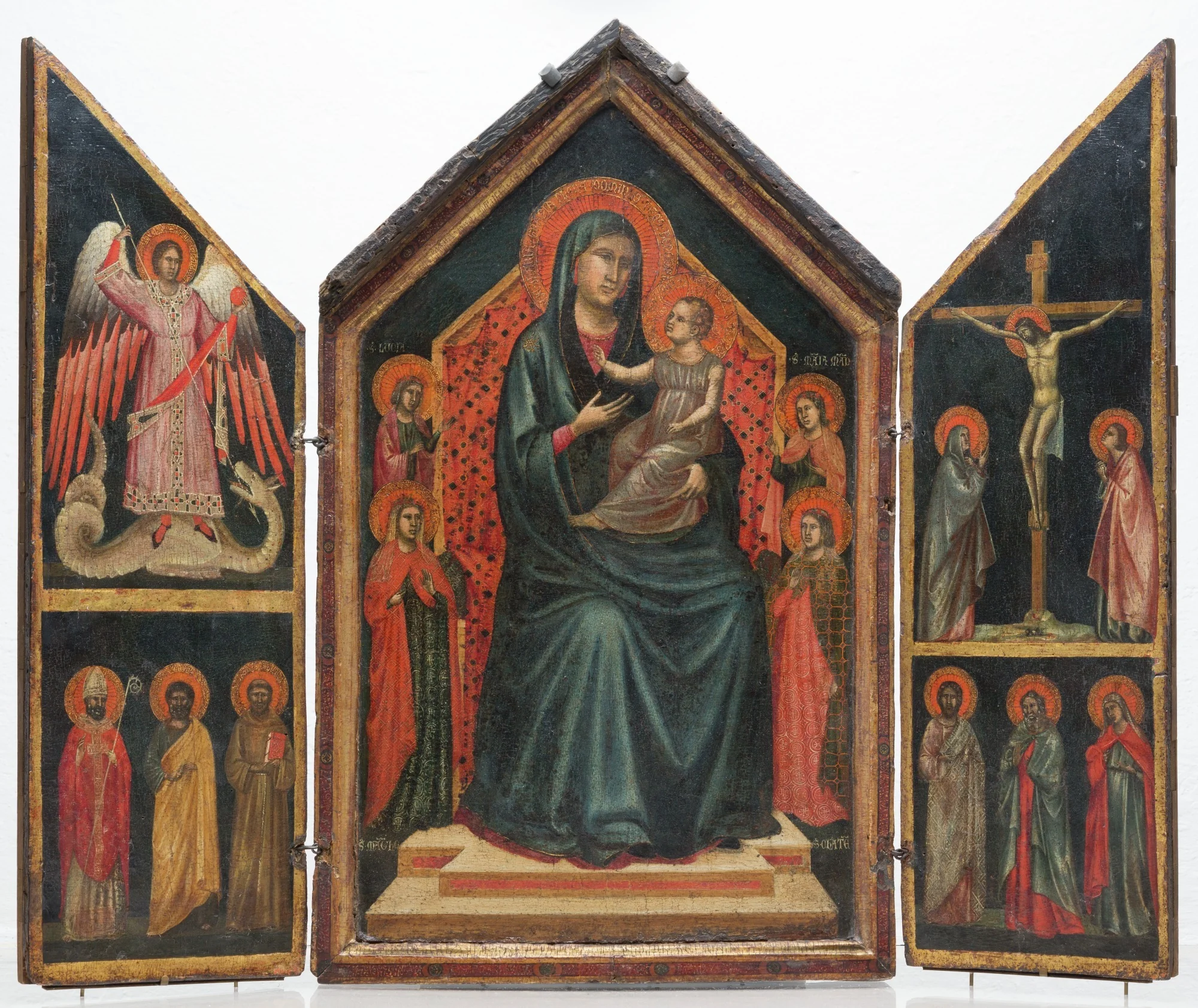 Madonna and Child Enthroned with Saints Lucy, Margaret, Mary Magdalene and Catherine of Alexandria, detail