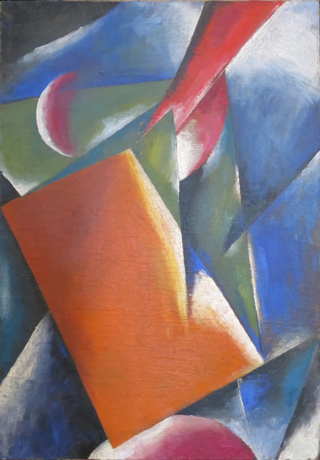 Architectonic Painting, by Lyubov Popova, oil, 1917
