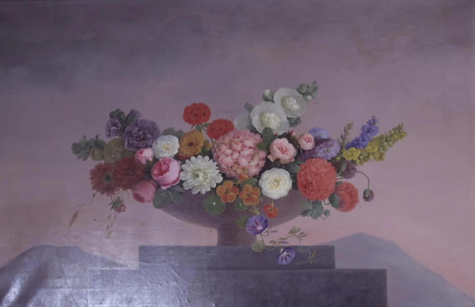 Blomster i en skål, detail