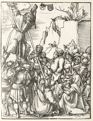 Martyrdom of St. Andrew, by Lucas Cranach the Elder, 1522