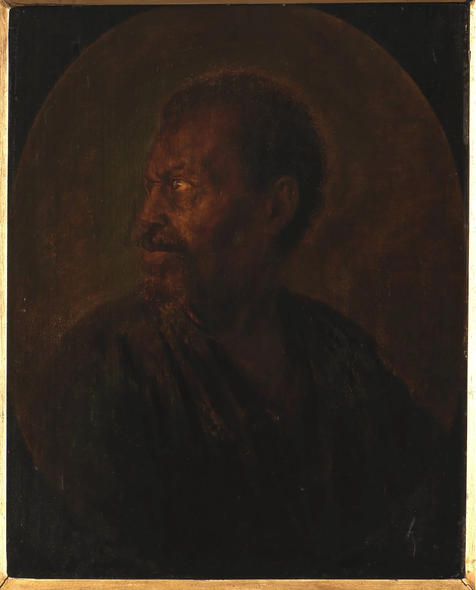 Head of an African, detail