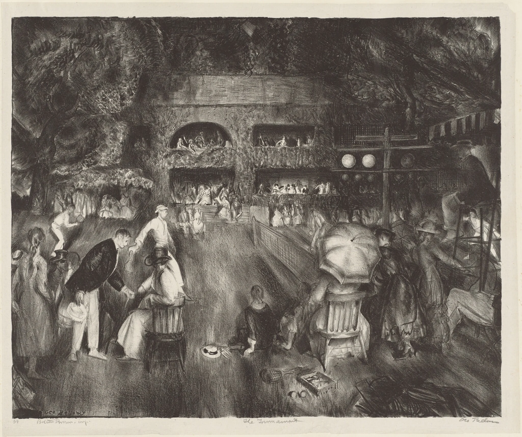 The Tournament, detail