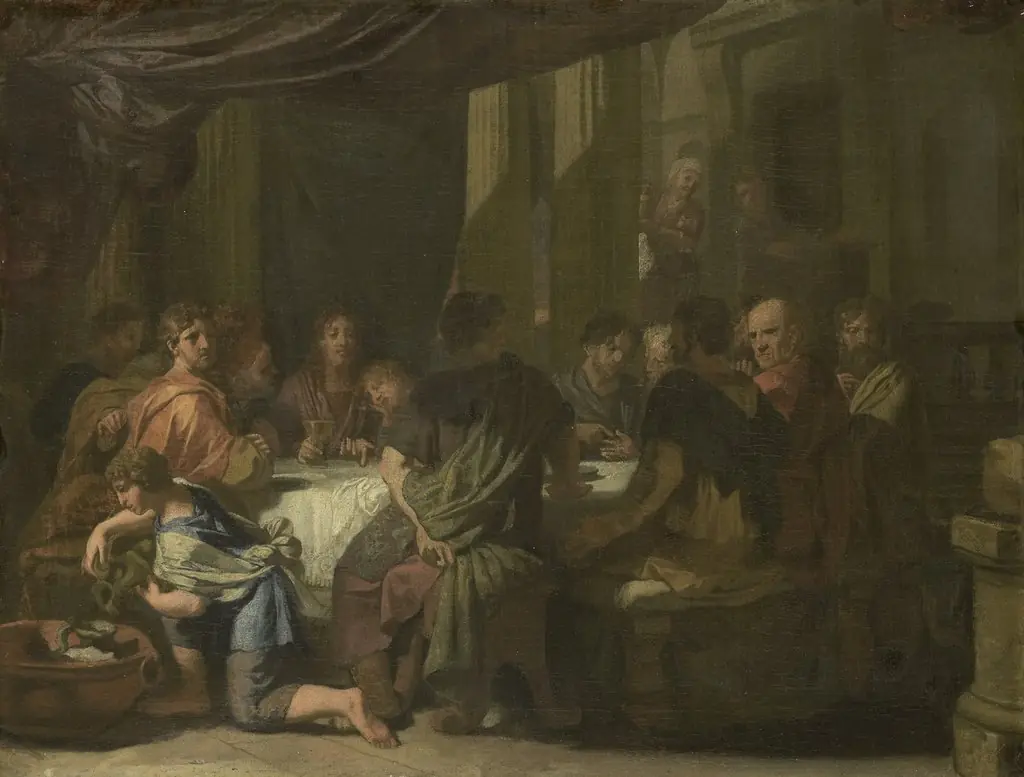 The last supper, by Gerard de Lairesse, oil, 1664