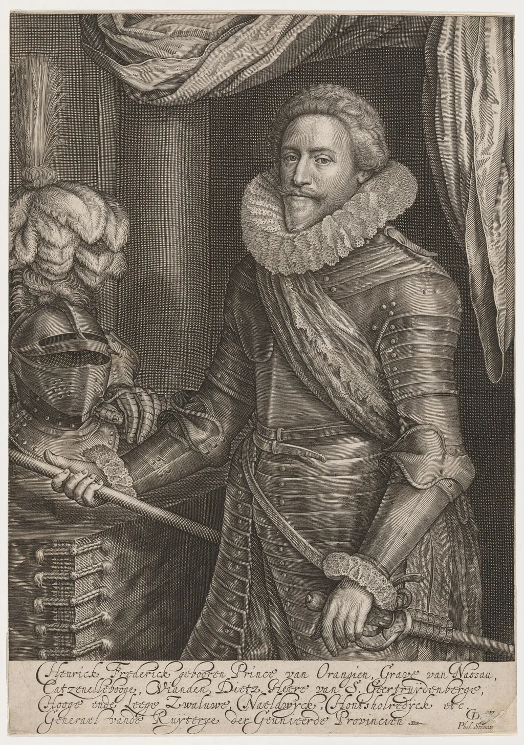 Frederick Henry, Prince of Orange, by Willem Jacobsz Delff, ink, 1609
