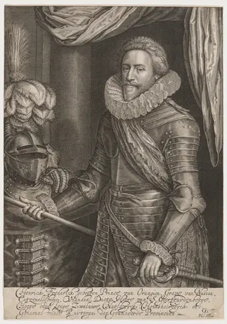 Frederick Henry, Prince of Orange, by Willem Jacobsz Delff, ink, 1609