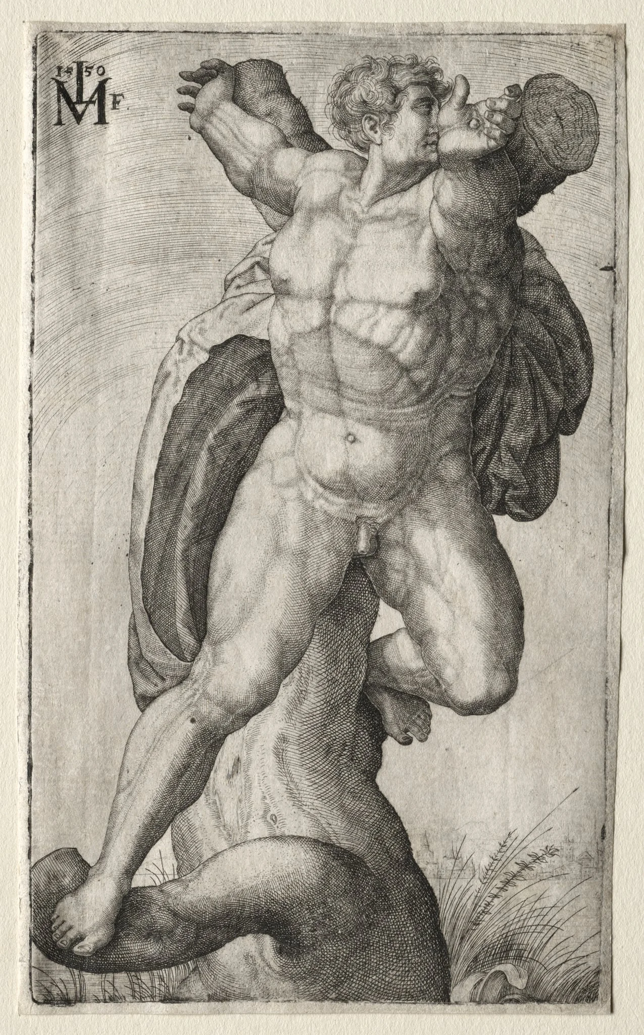 Crucified Man, detail