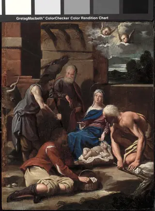Adoration of the Shepherds, by Carlo Bononi, unspecified, 1615