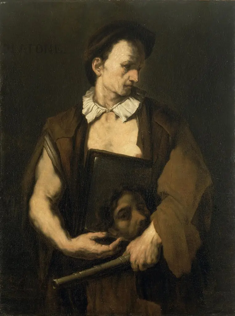 Philosopher, by Luca Giordano, oil, 1679