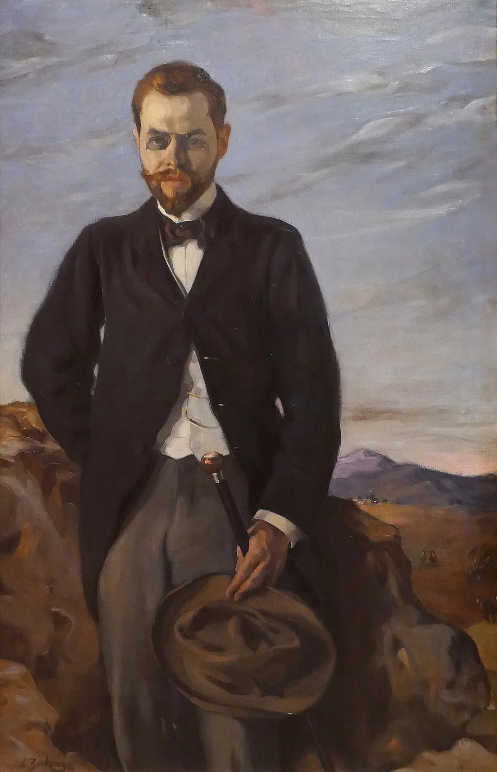 Portrait of Ivan Shchukin (1869-1908), by Ignacio Zuloaga, oil, 1900