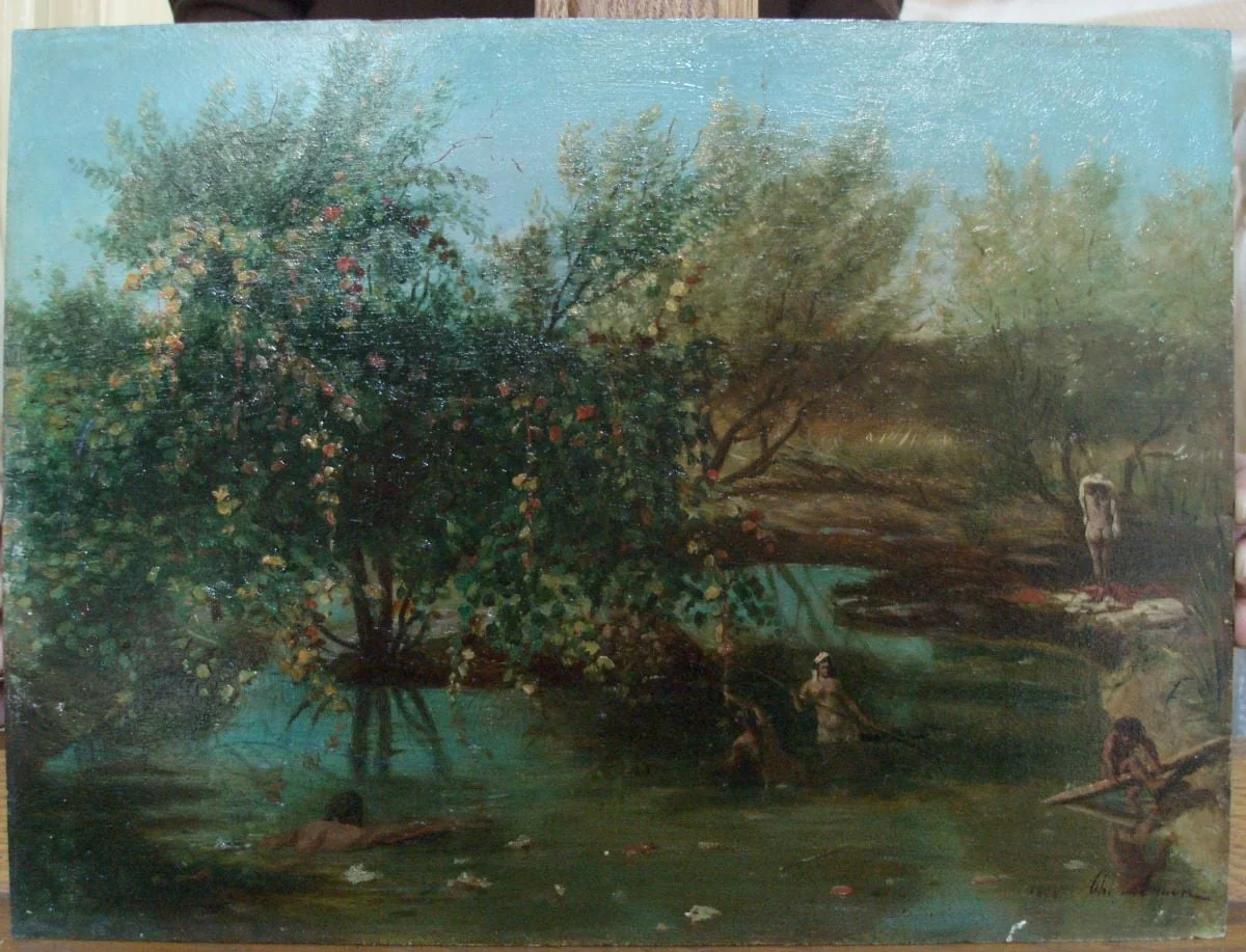 Peisaj, detail
