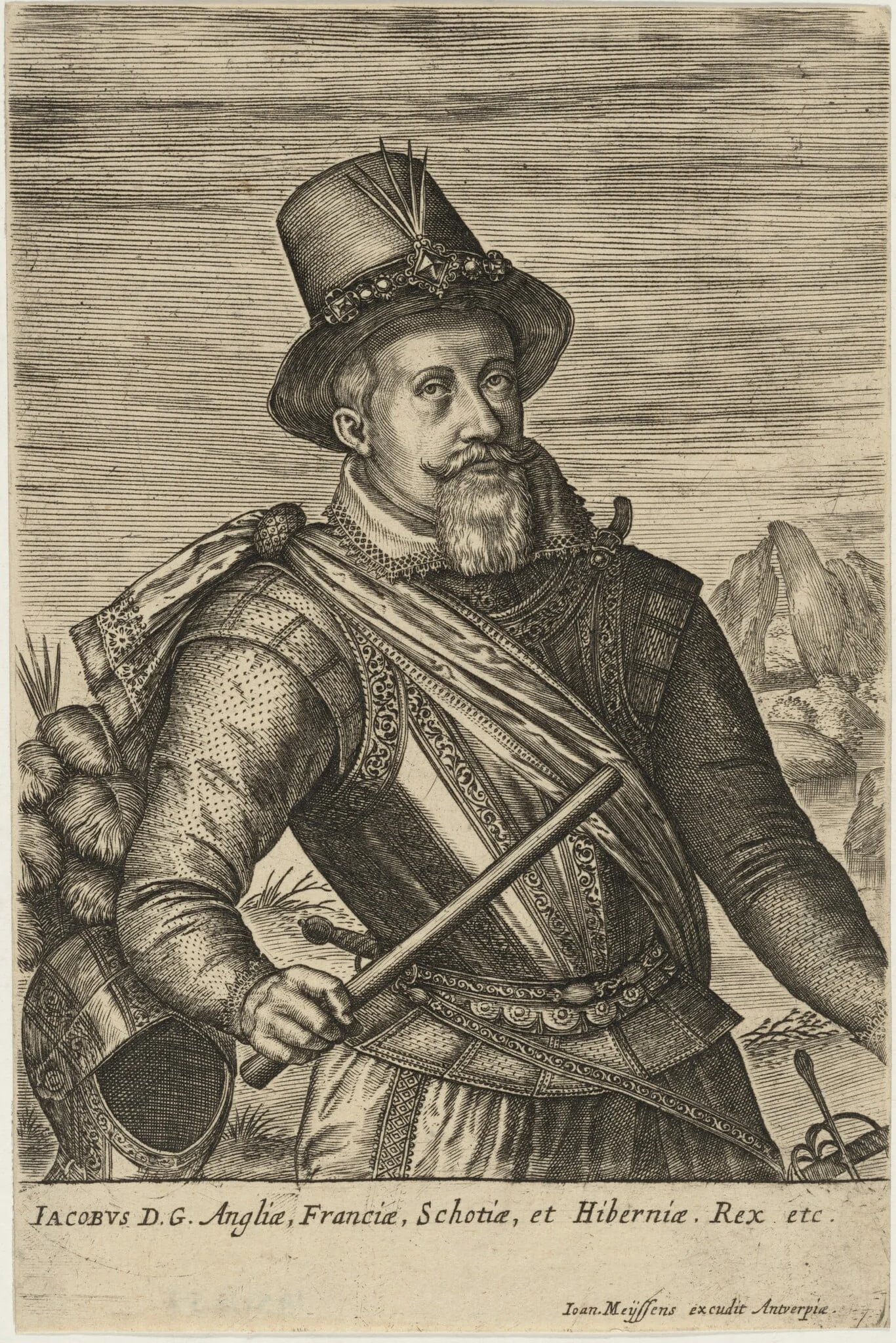 James I, detail