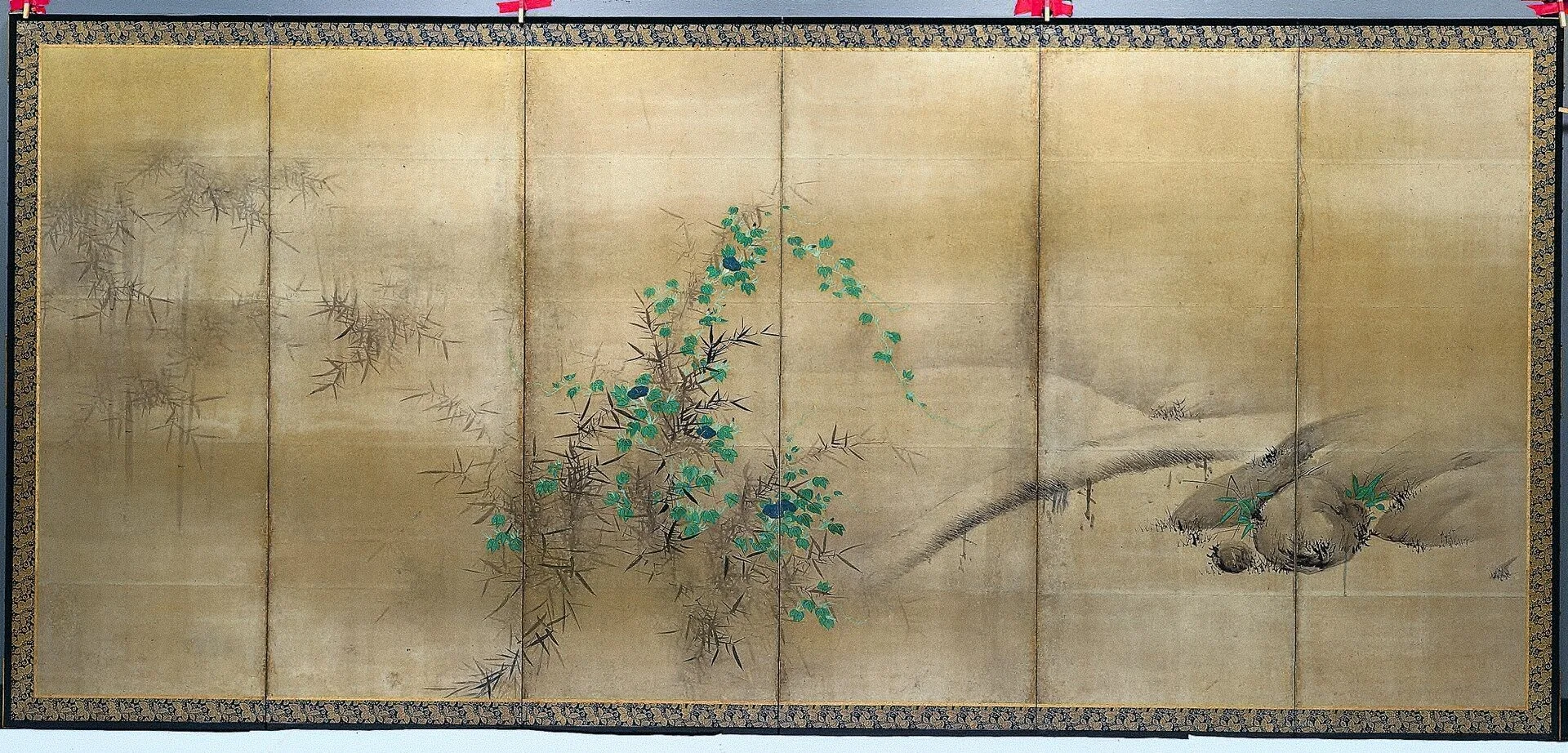 Winter and Summer Flowers, detail