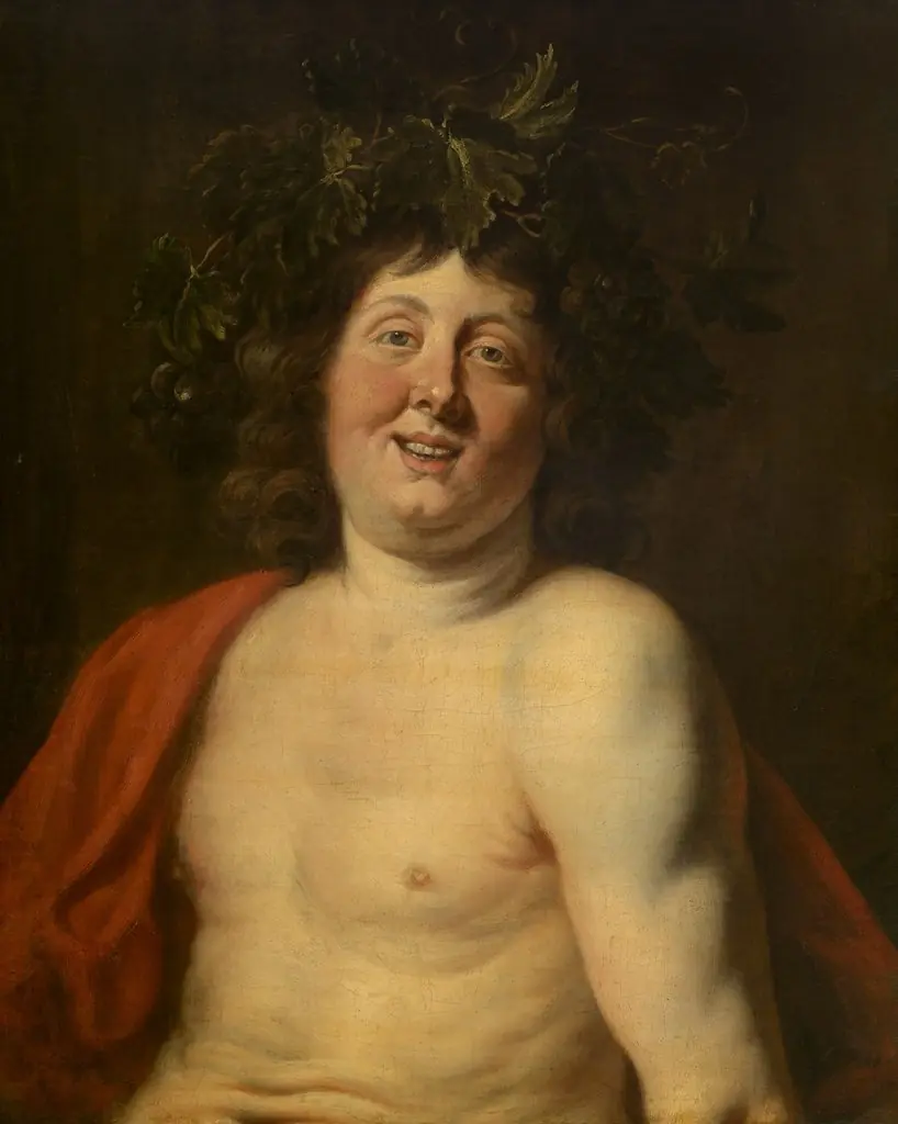 Bacchus, by Jacob Jordaens, oil, 1601