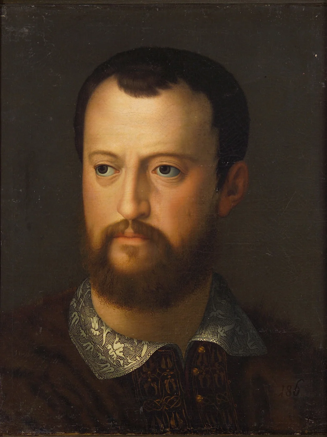 Portrait of Cosimo I de' Medici, detail