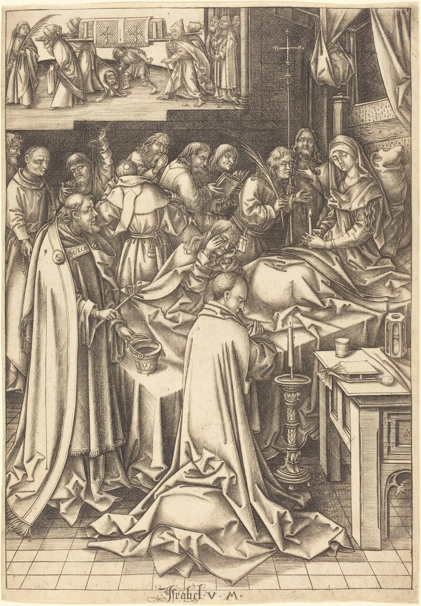 The Death of the Virgin, detail