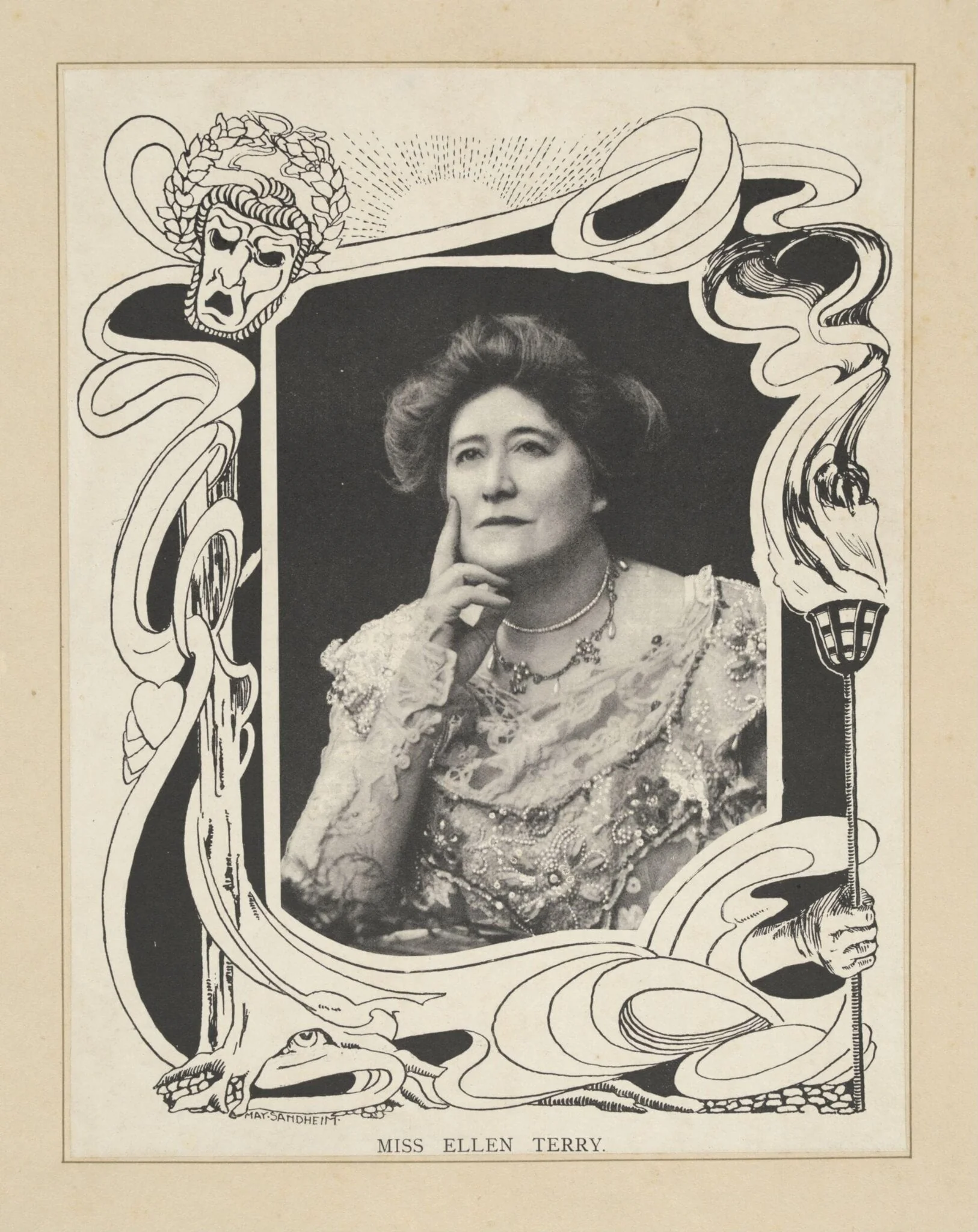 H Beard Print Collection, detail