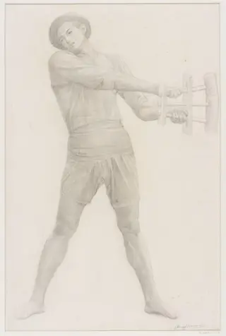 Study of a youth, by J Havard Thomas, 1854